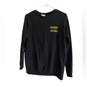 TOMS  Black Logo Sweatshirt